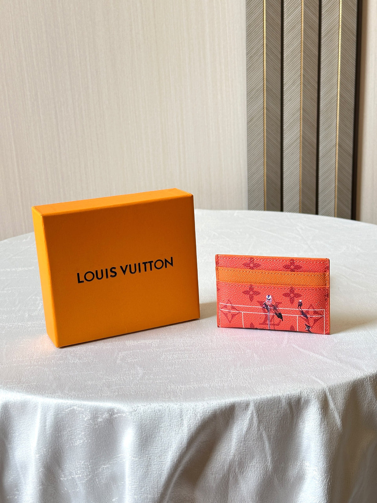Louis Vuitton Layered-Pocket Card Holder - Red