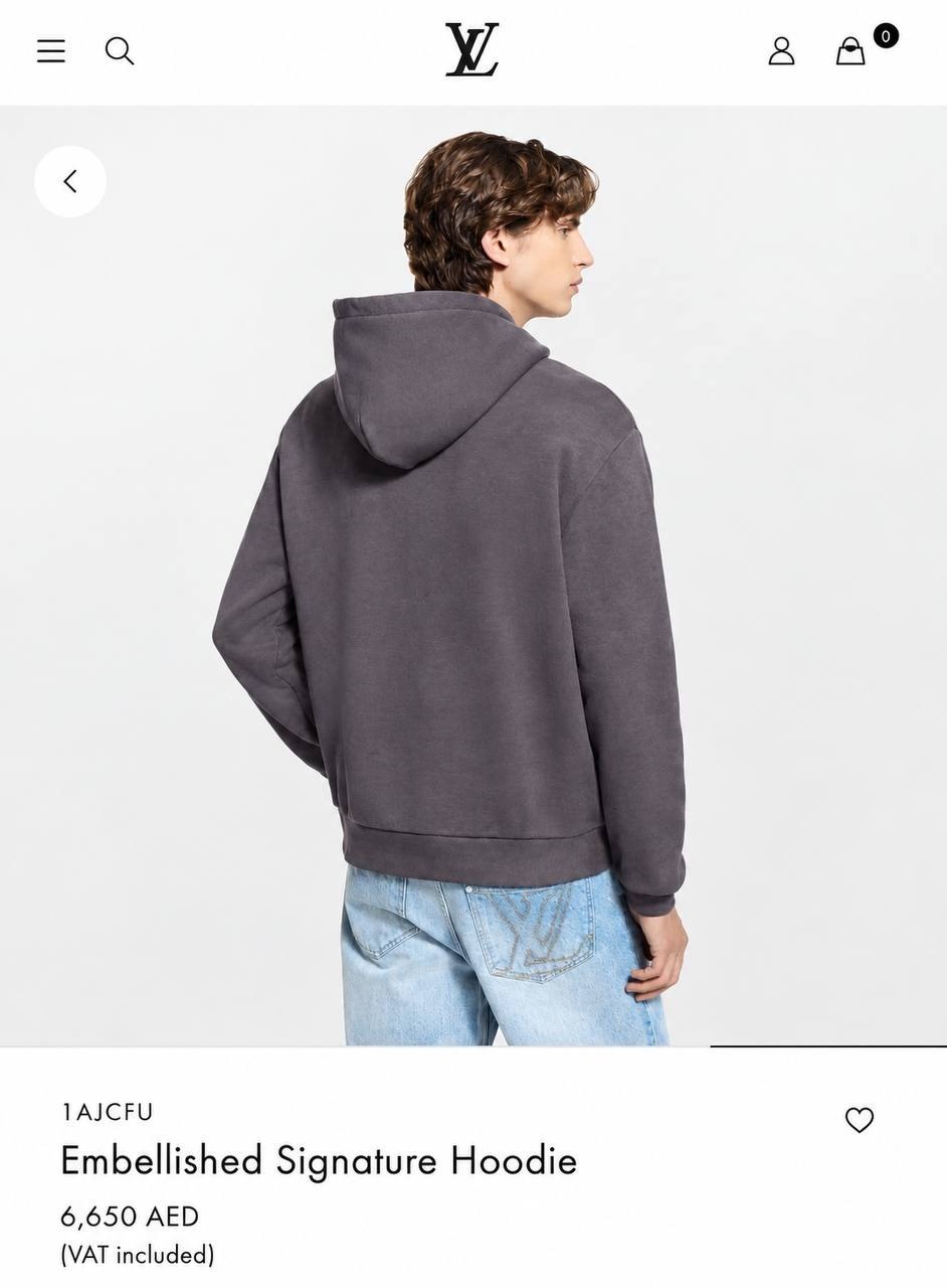 Louis Vuitton Hoodie - Dark Grey
