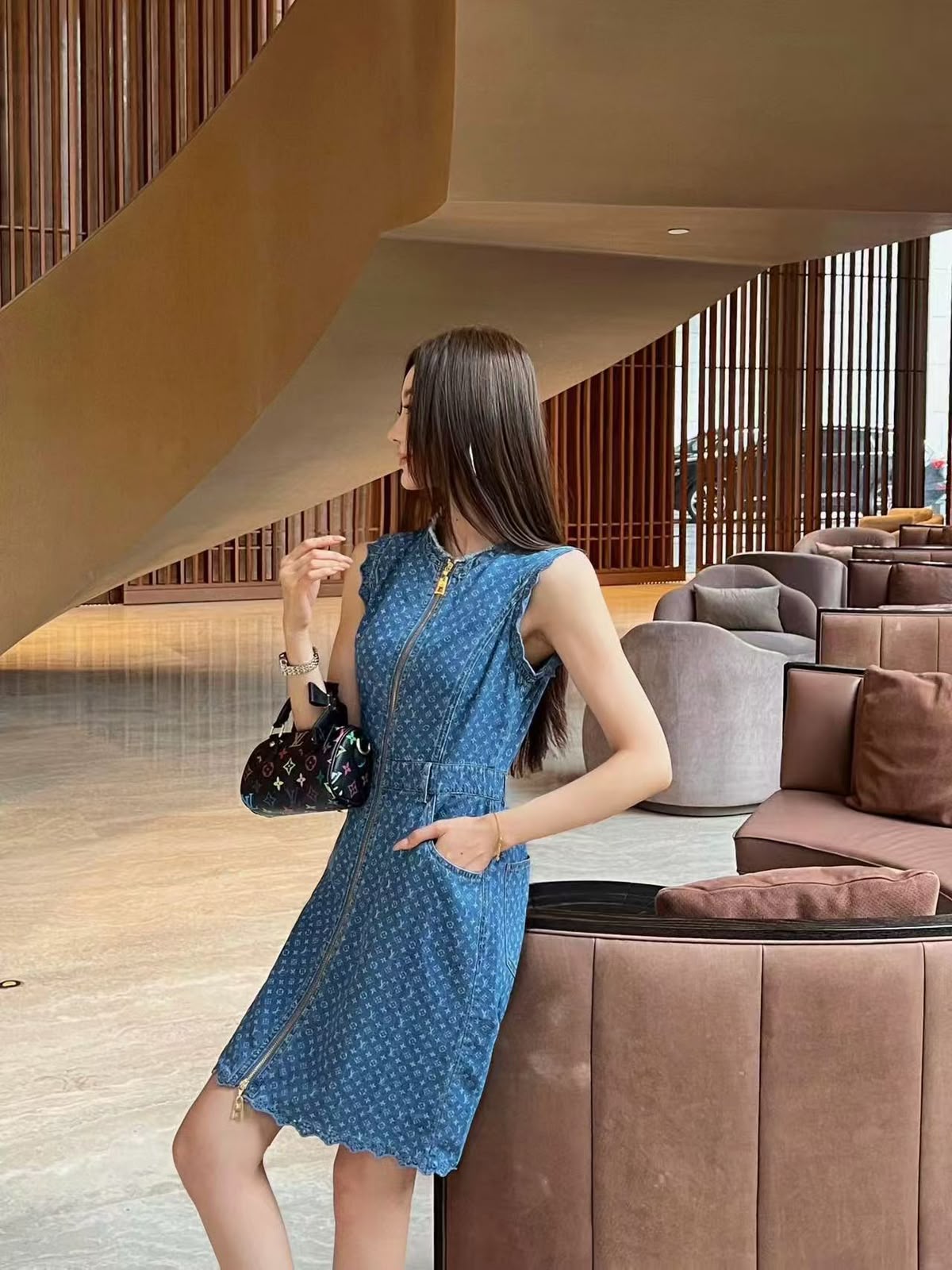Louis Vuitton Dress - Blue Monogram