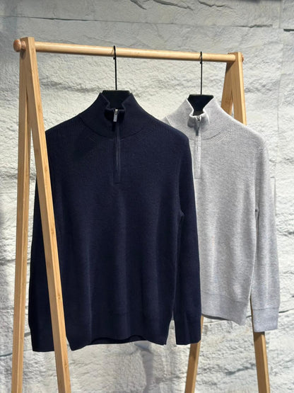 Loro Piana Sweater - Navy, Grey