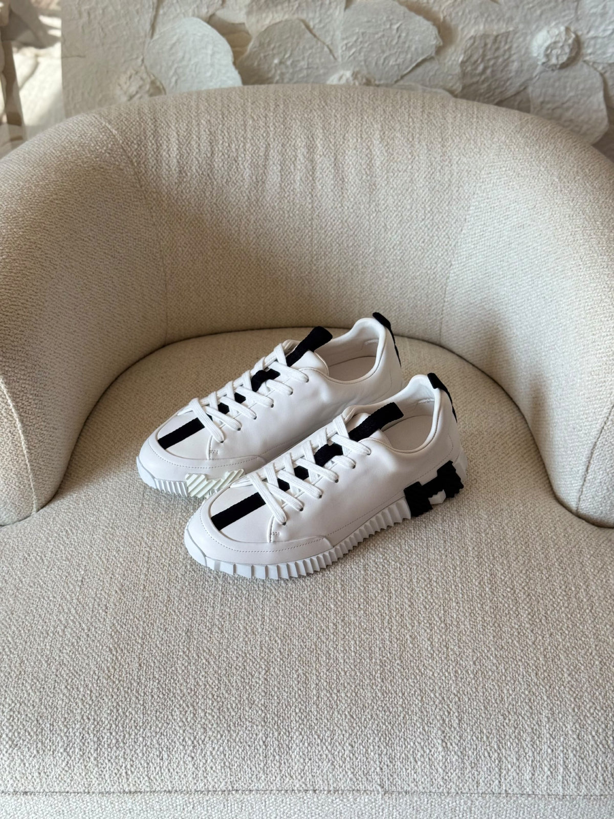 Hermes Sneakers - White