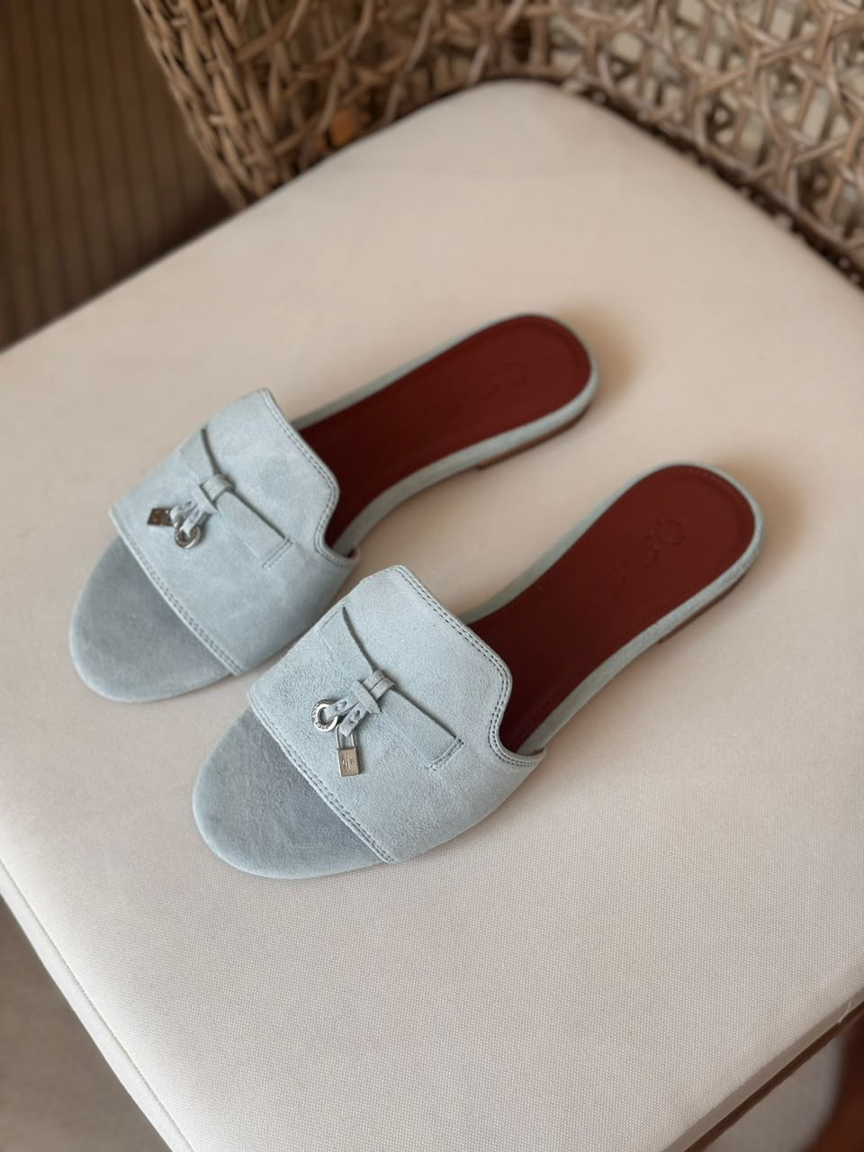 Loro Piana Mule - Light Blue