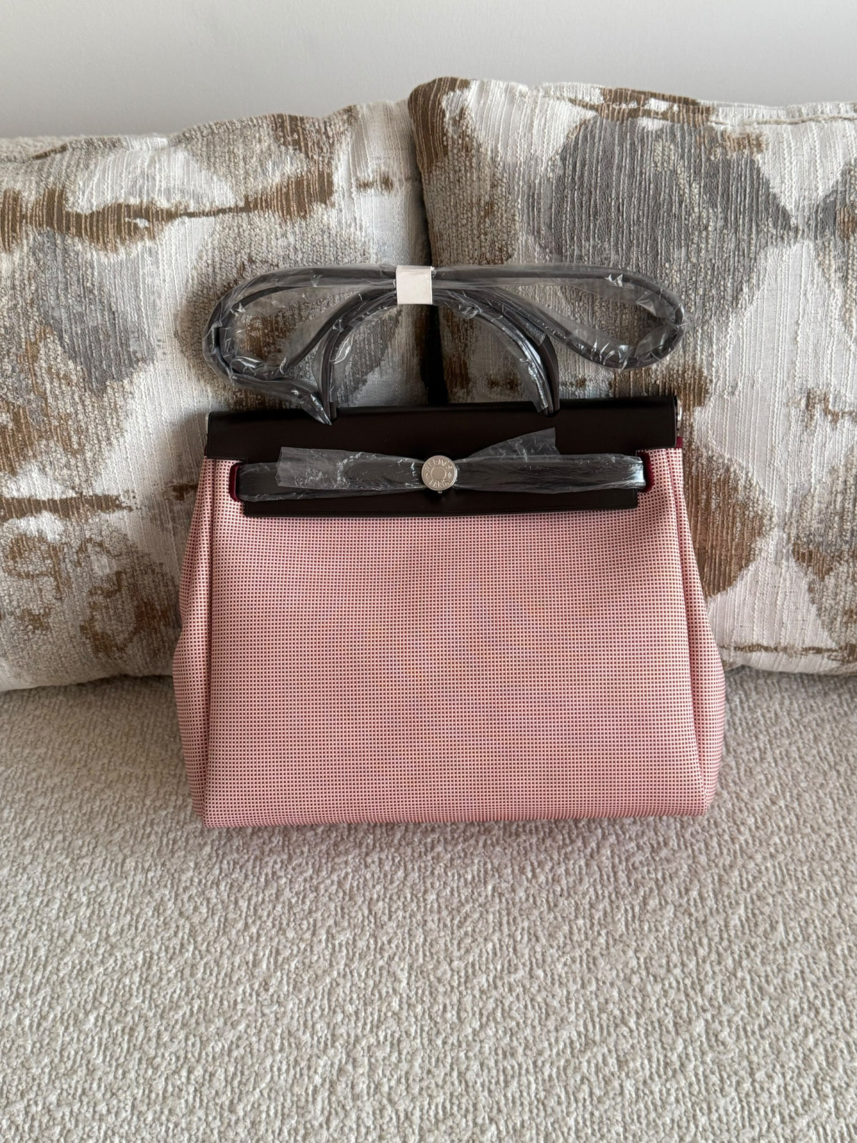 Hermès Handbag - Pink Check