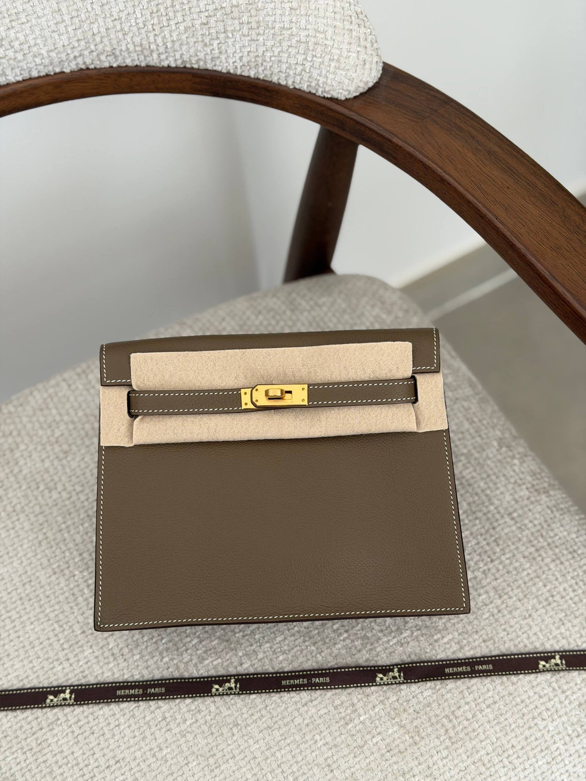 Hermès Kelly Dance Shoulder Bag - Brown