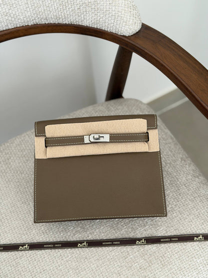 Hermès Kelly Dance Shoulder Bag - Brown