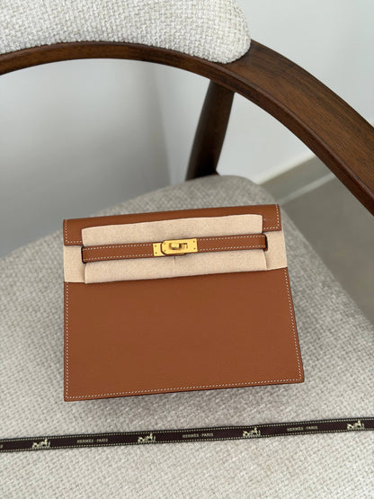 Hermès Kelly Dance Shoulder Bag - Brown