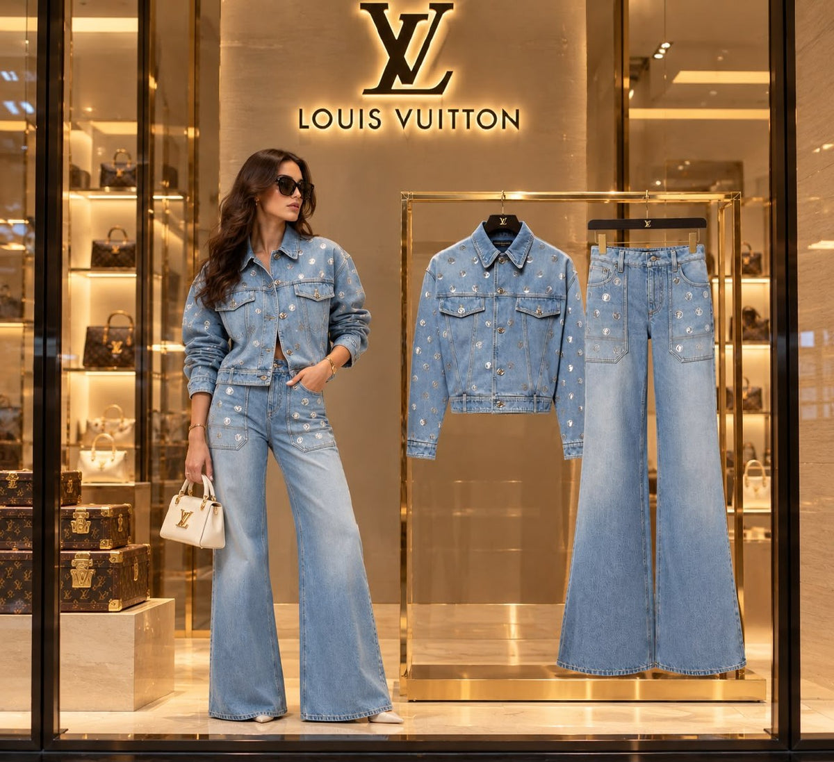 Louis Vuitton Set - Light Blue