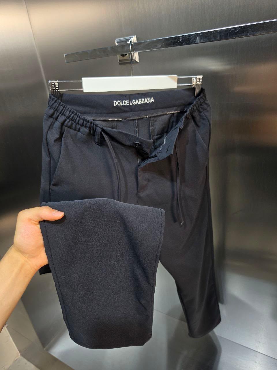 Dolce & Gabbana Sweatpants Drawstring Waist - Navy