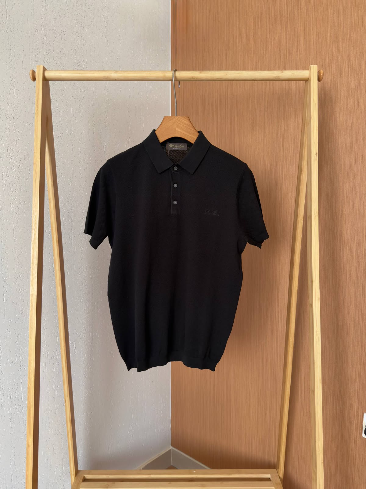 Loro Piana Polo Shirt - Light Blue, White, Black, Burgundy