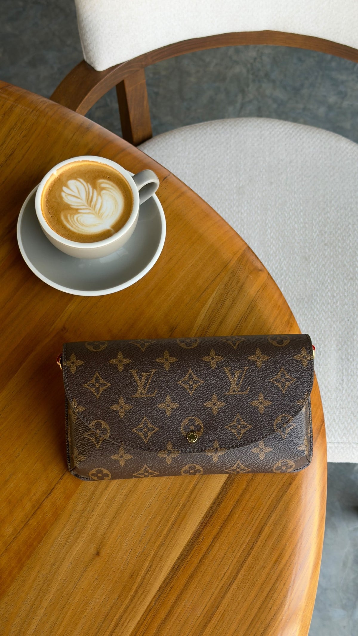 Louis Vuitton Wallet On Chain Trotter - Brown Monogram