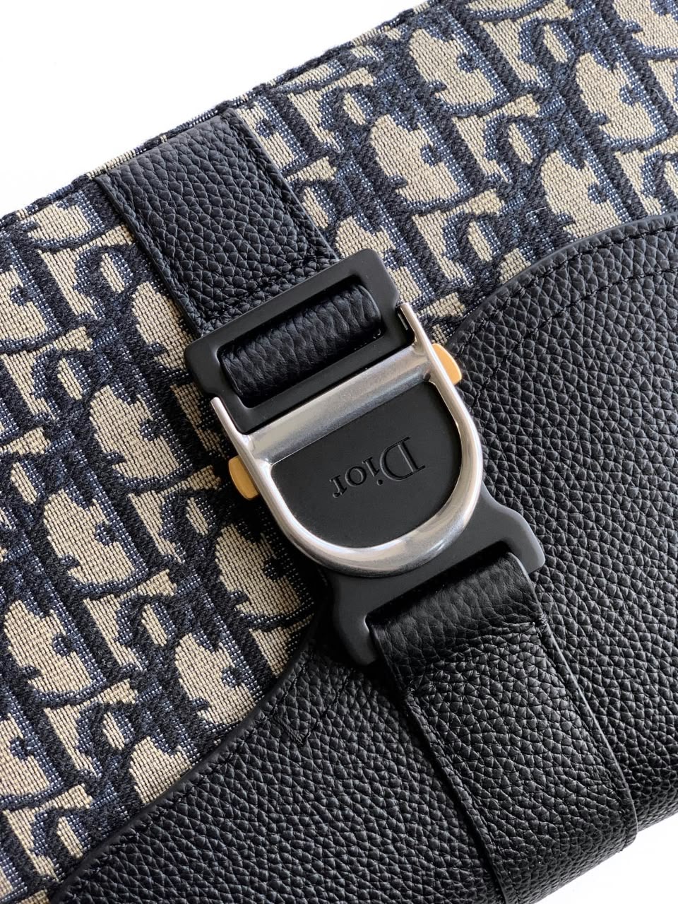 Dior Crossbody Bag Saddle Flap - Beige Monogram