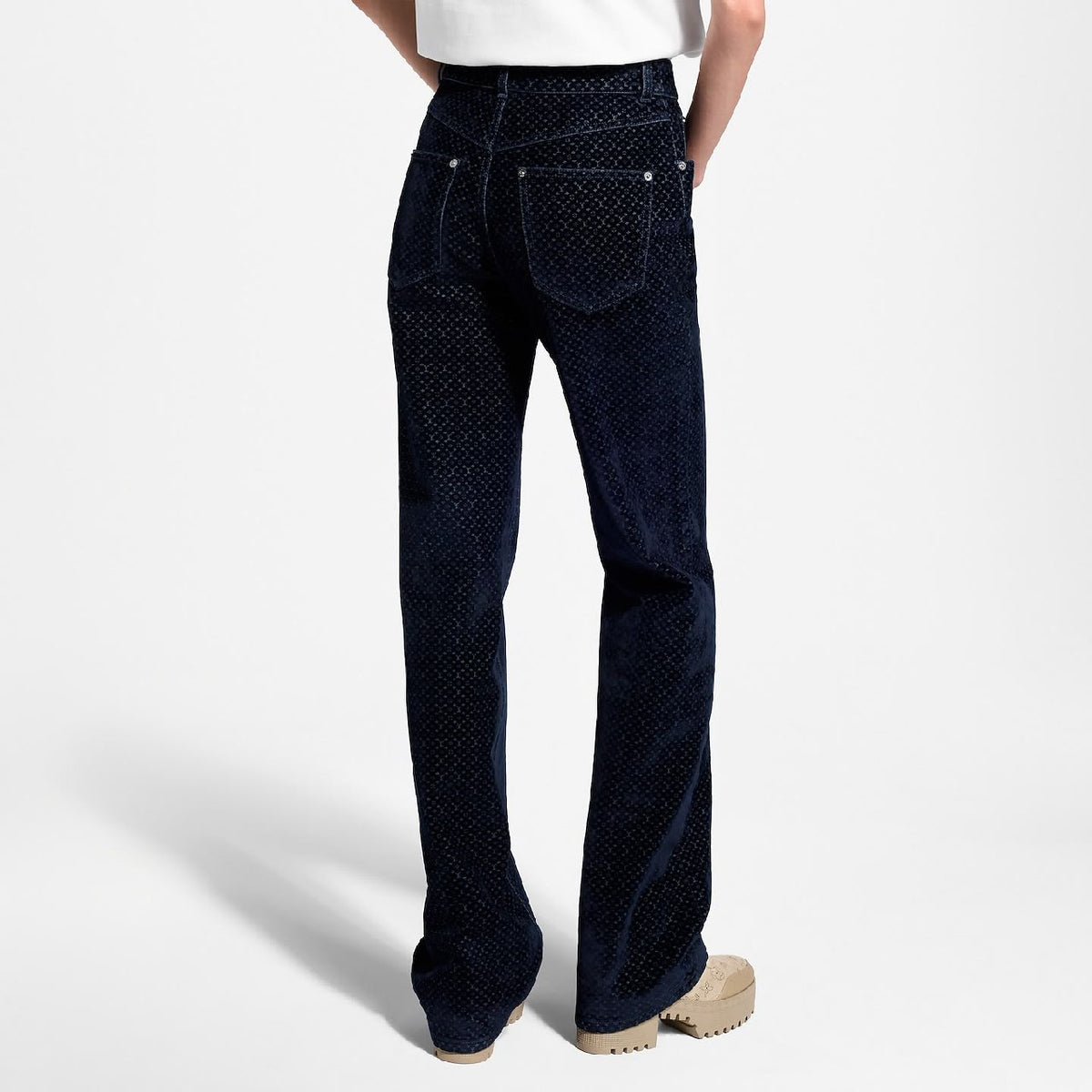Louis Vuitton Jeans Pants - Navy Monogram