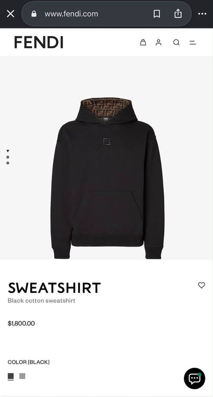 Fendi Hoodie - Black