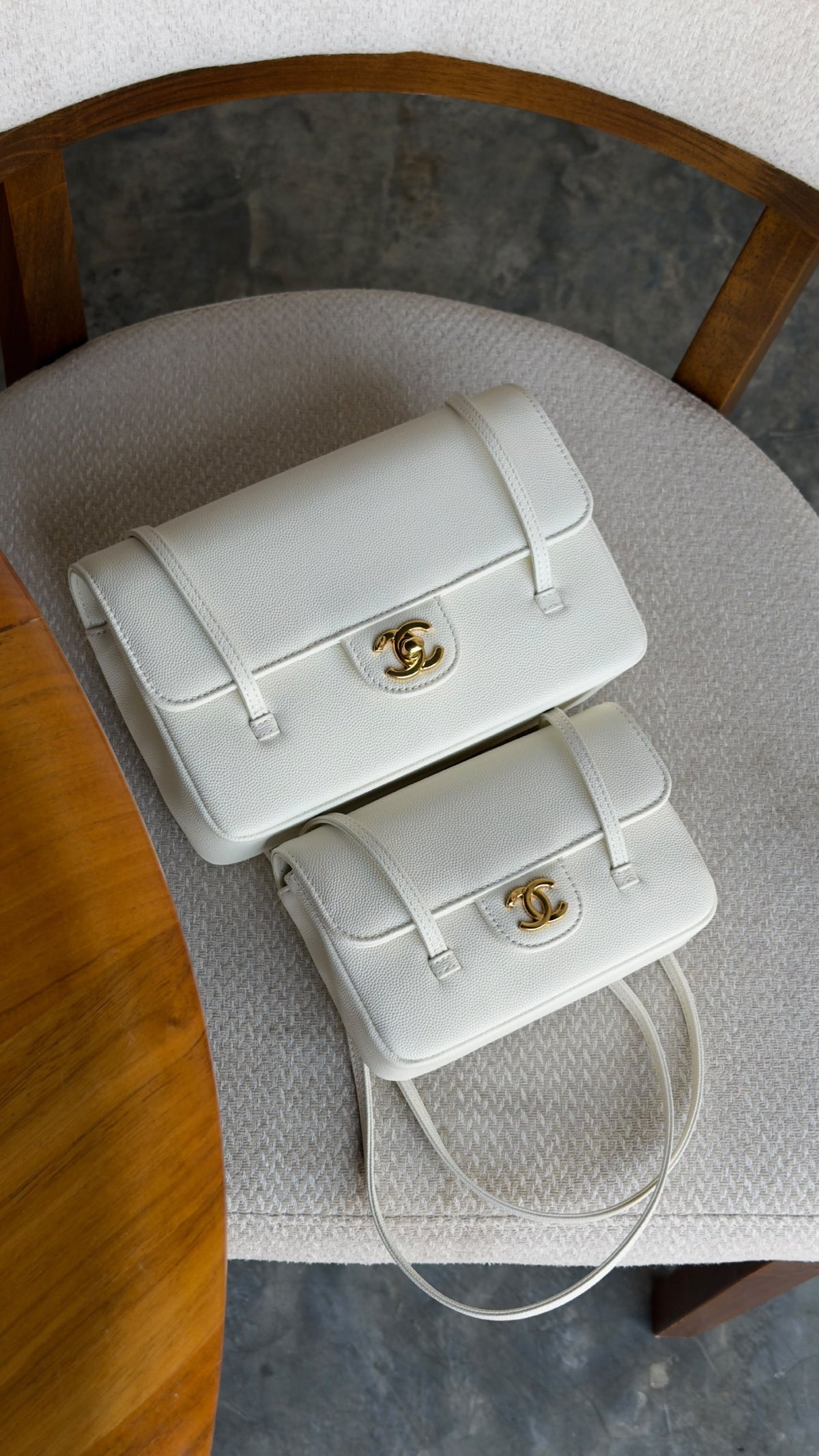 Chanel Shoulder Bag - White