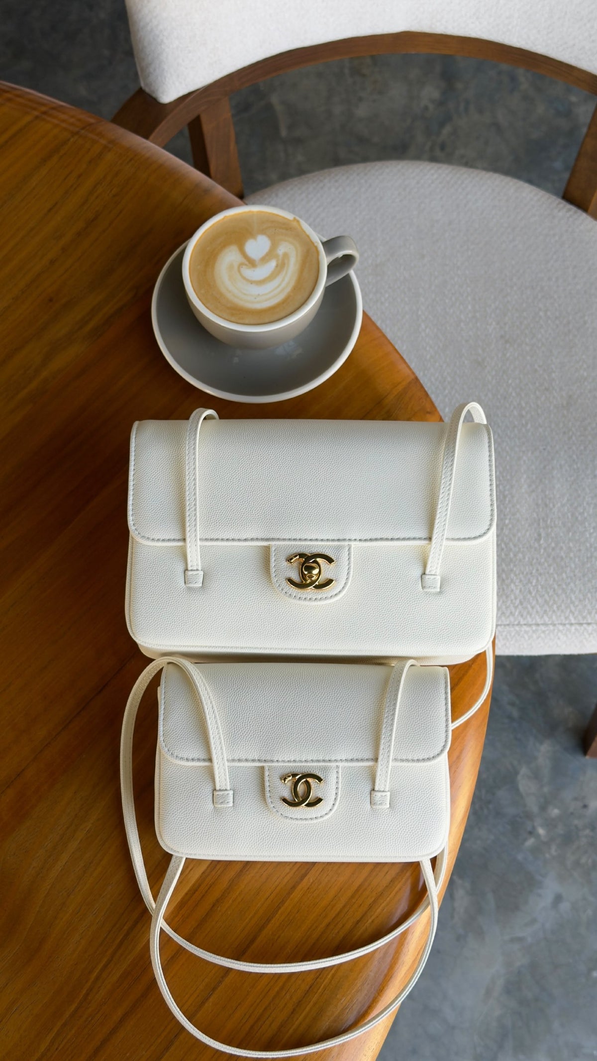 Chanel Shoulder Bag - White
