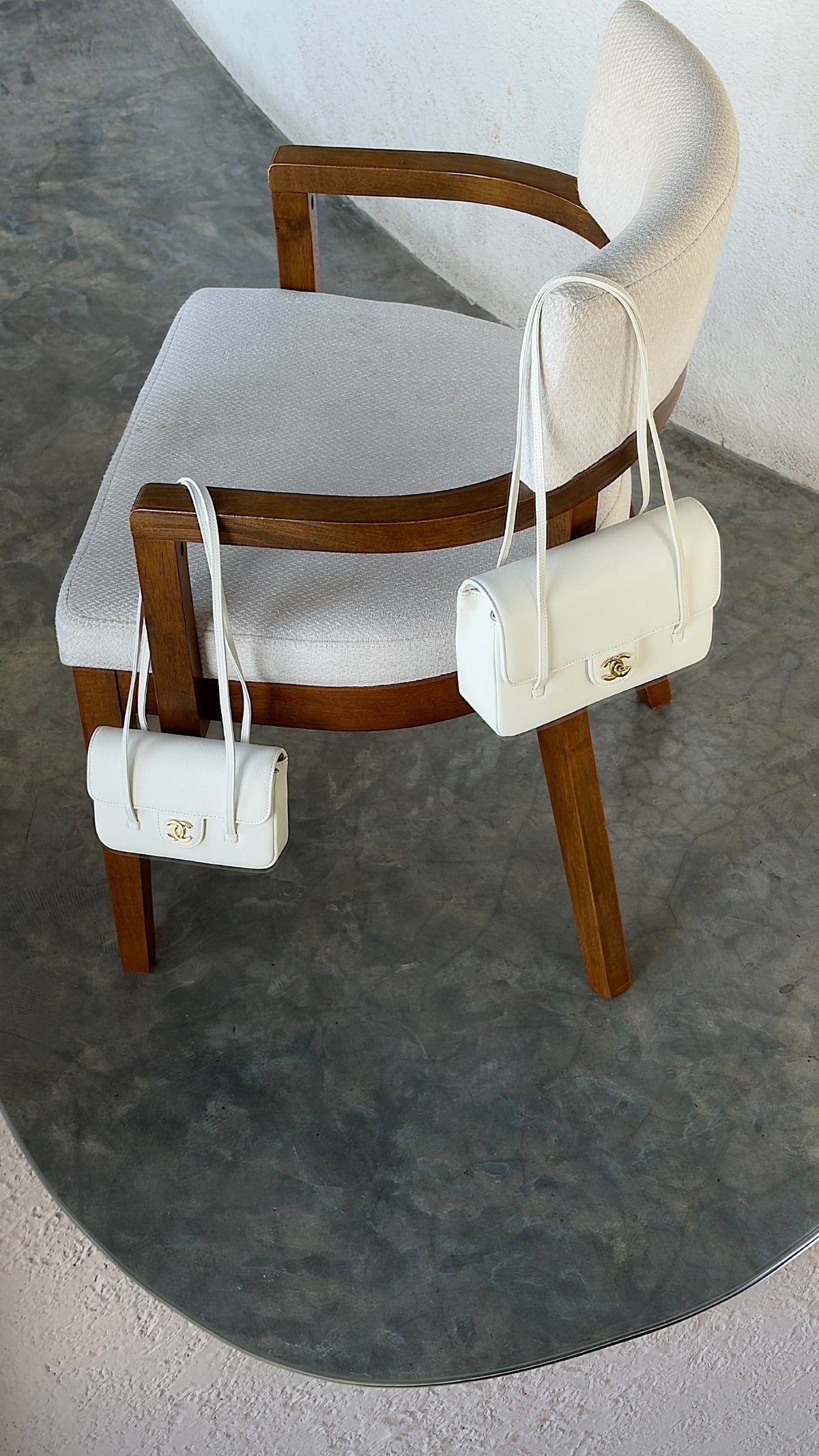 Chanel Shoulder Bag - White