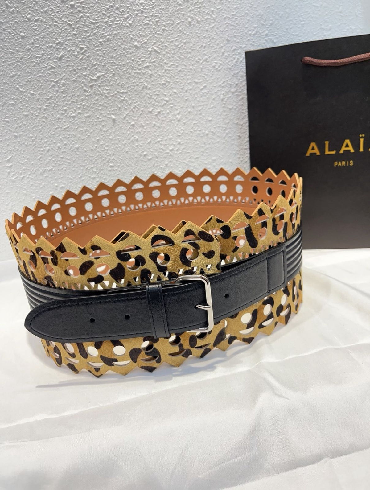 Alaïa Belt - Leopard Leopard Print