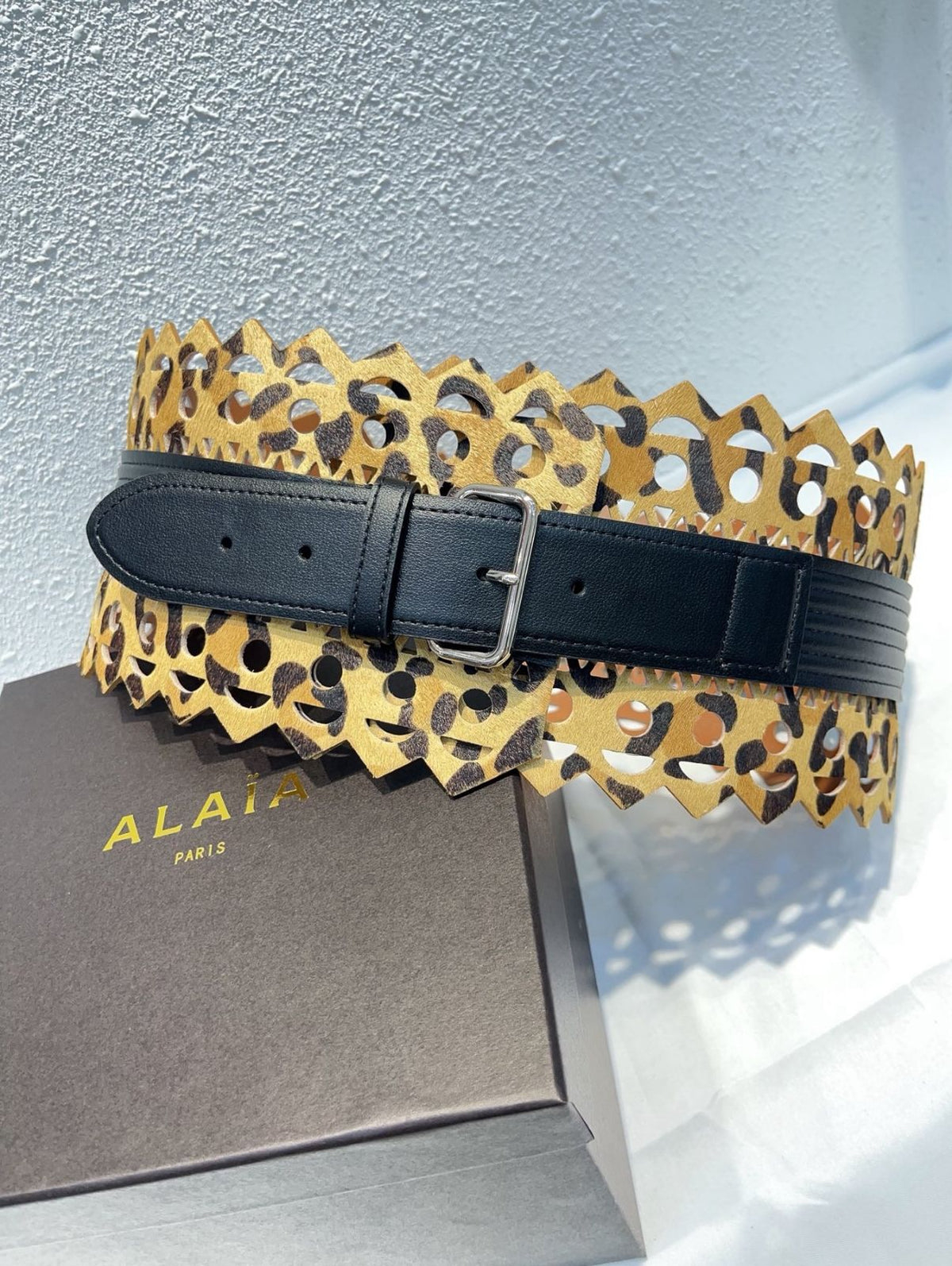 Alaïa Belt - Leopard Leopard Print