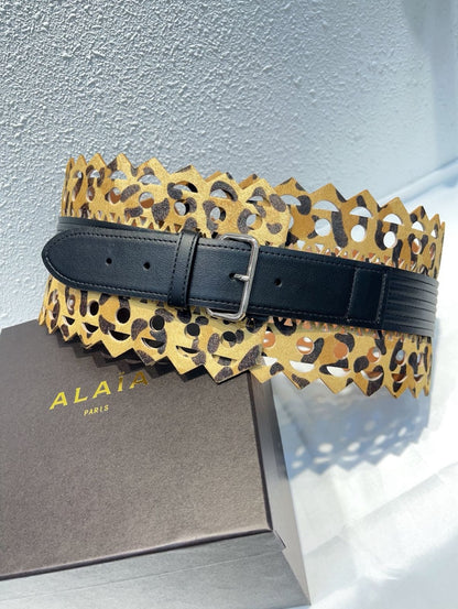 Alaïa Belt - Leopard Leopard Print