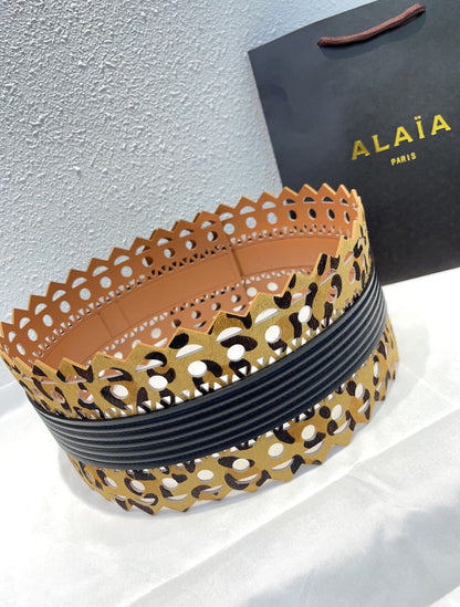 Alaïa Belt - Leopard Leopard Print