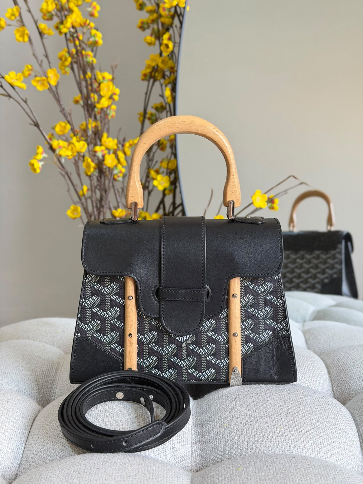 Goyard Handbag - Black, Green, Yellow, Red, Burgundy, Orange