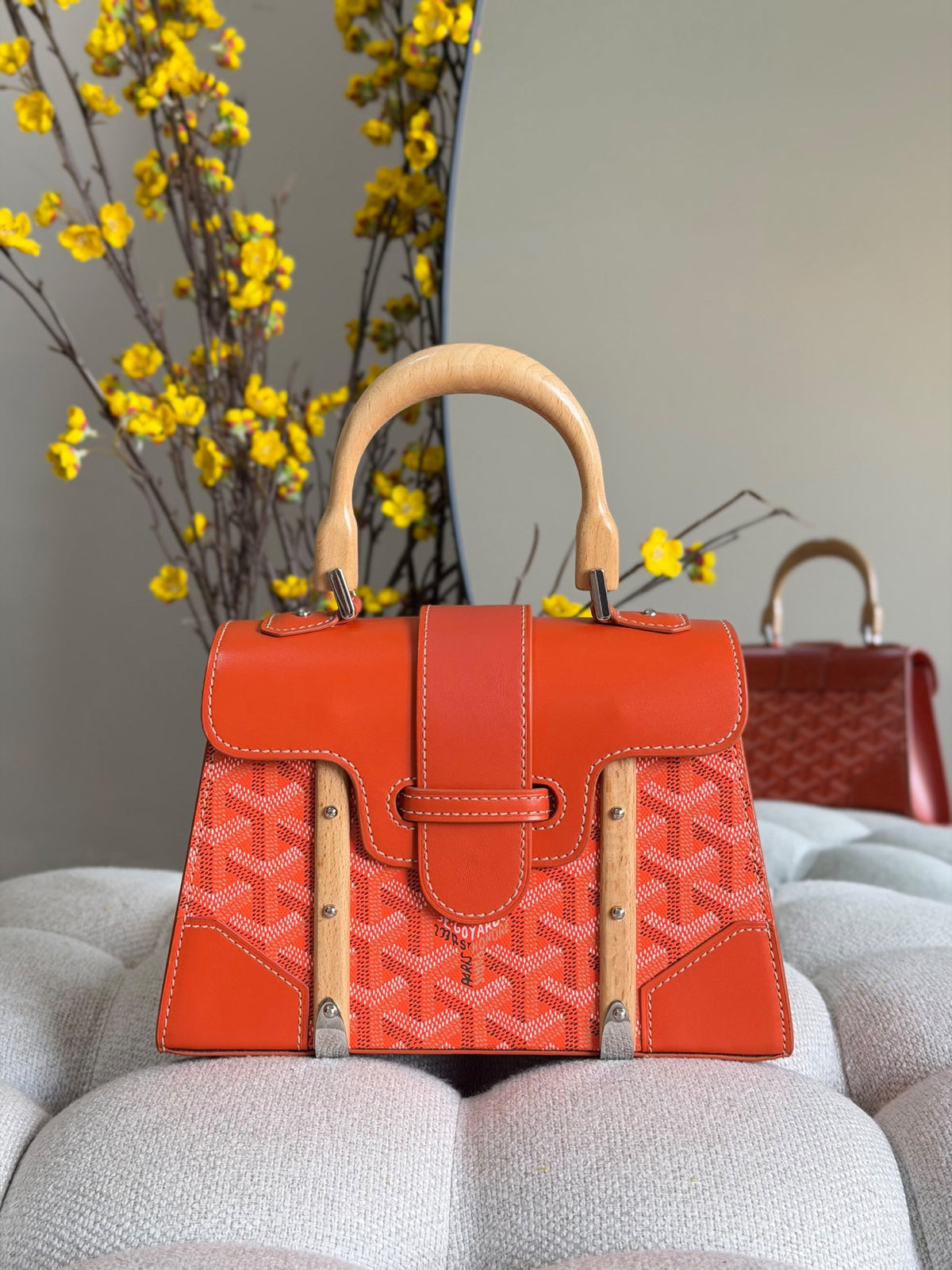Goyard Handbag - Black, Green, Yellow, Red, Burgundy, Orange