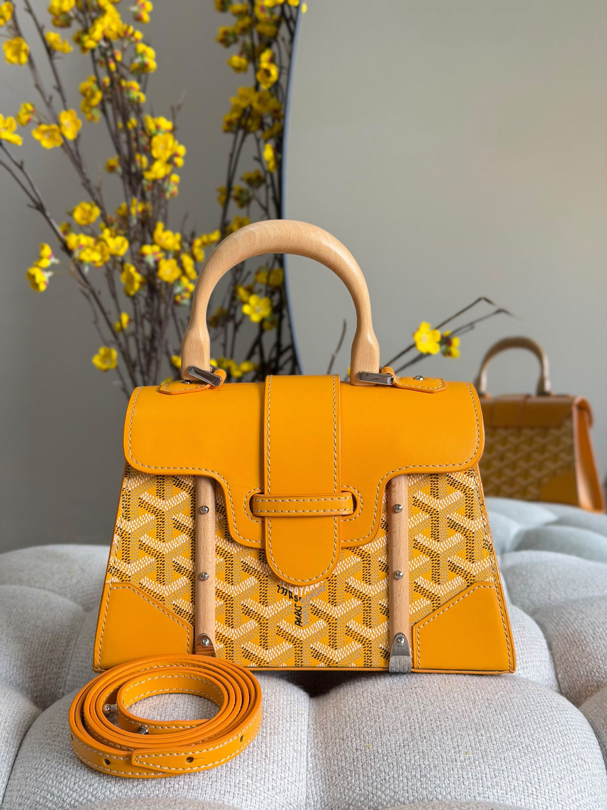 Goyard Handbag - Black, Green, Yellow, Red, Burgundy, Orange
