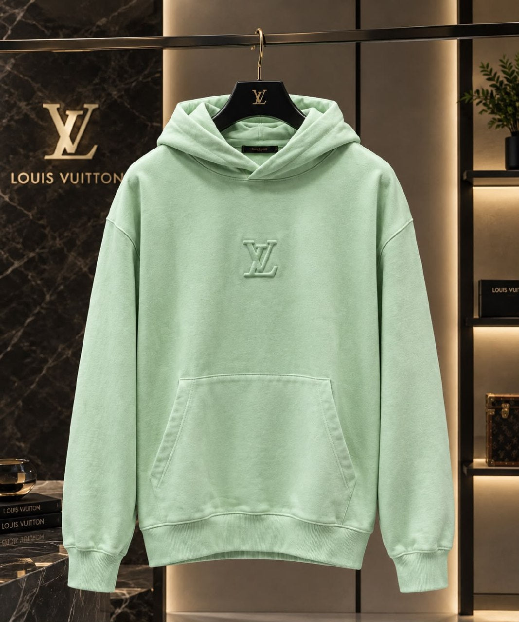 Louis Vuitton Hoodie - Green, Black