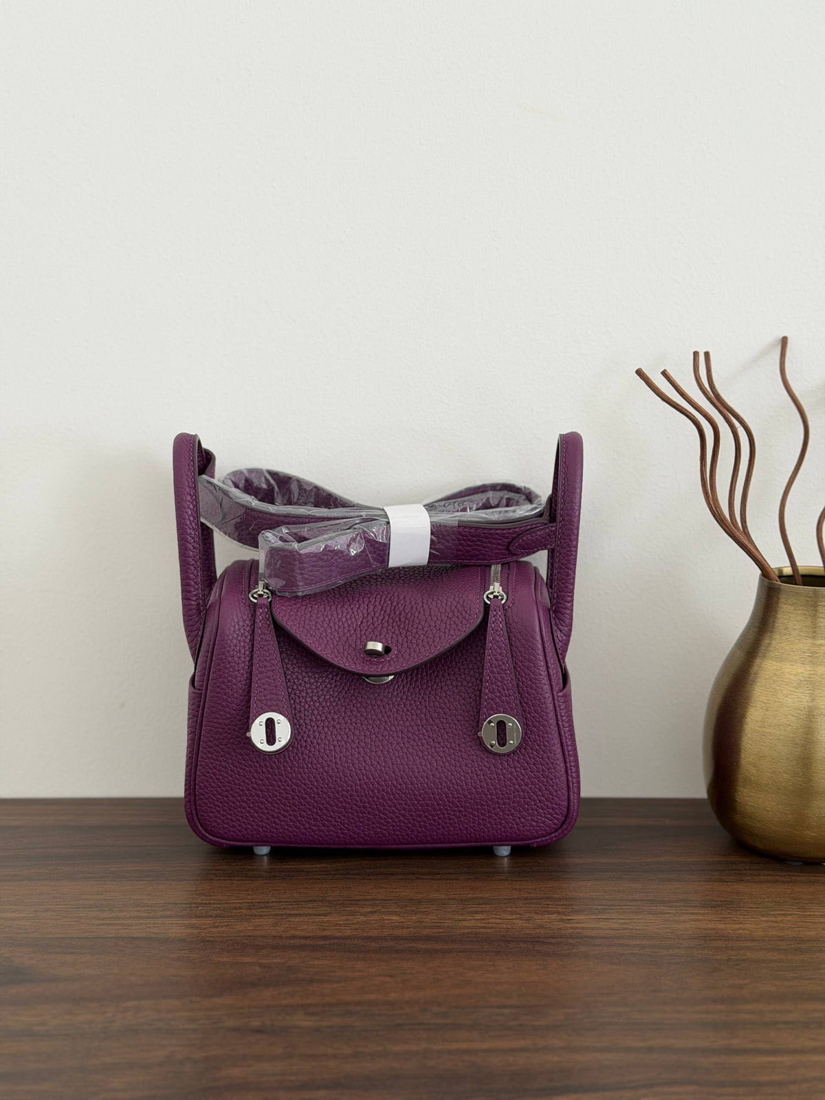 Hermès Lindy Shoulder Bag - Purple