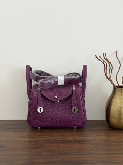 Hermès Lindy Shoulder Bag - Purple