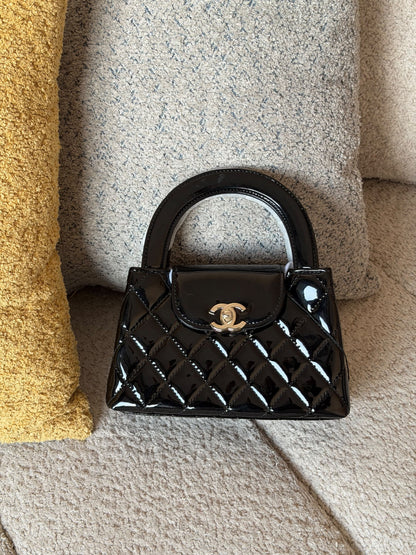 Chanel Quilted Flap Handbag - Black, Purple, Pink, Burgundy, Yellow, Silver, Red