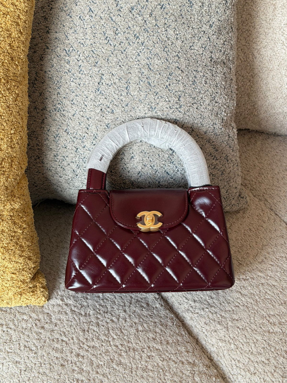 Chanel Quilted Flap Handbag - Black, Purple, Pink, Burgundy, Yellow, Silver, Red