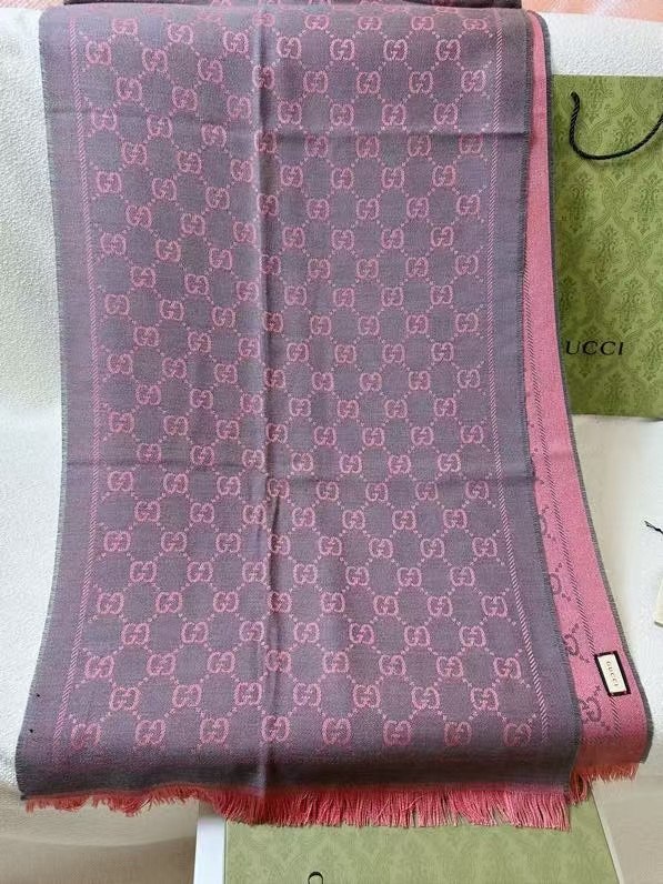 Gucci Scarf - Purple Monogram