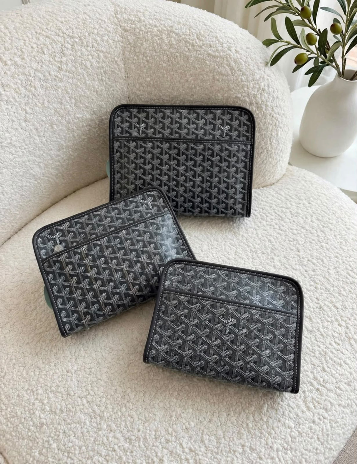 Goyard Clutch - Grey