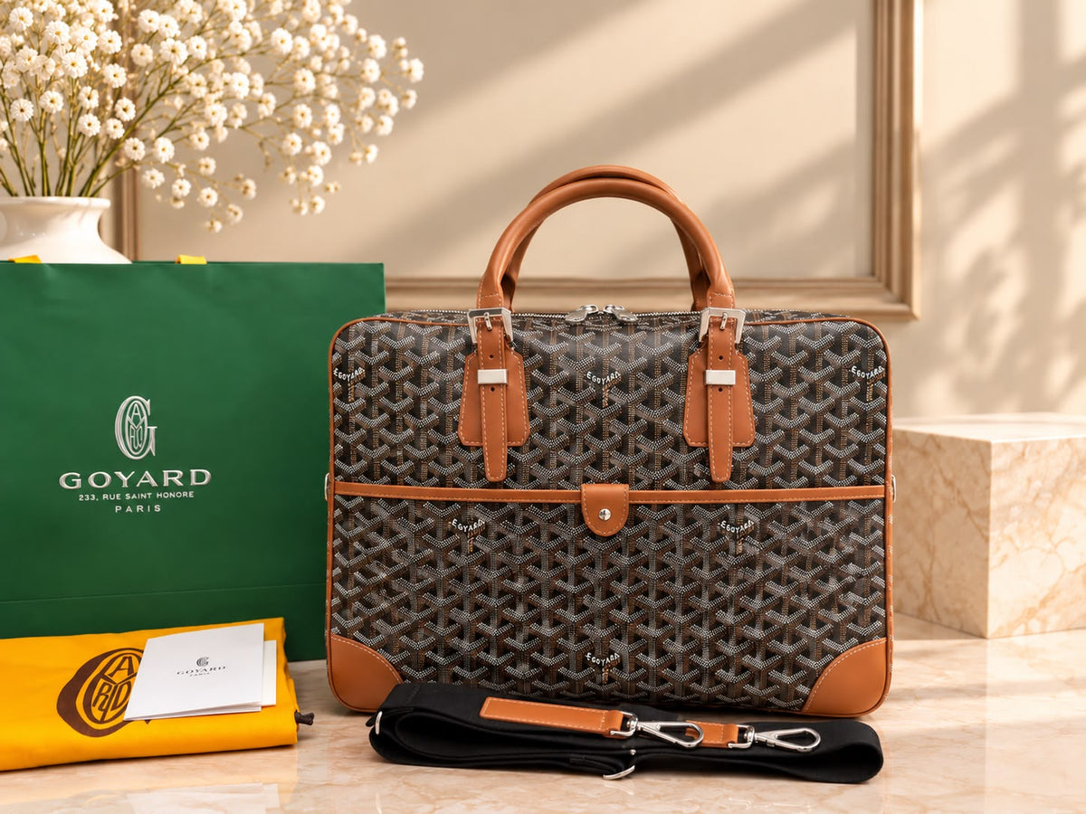 Goyard Laptop Bag - Brown