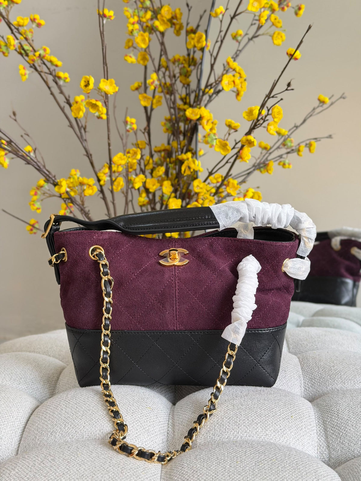 Chanel Chain-Handle Tote Bag - Black