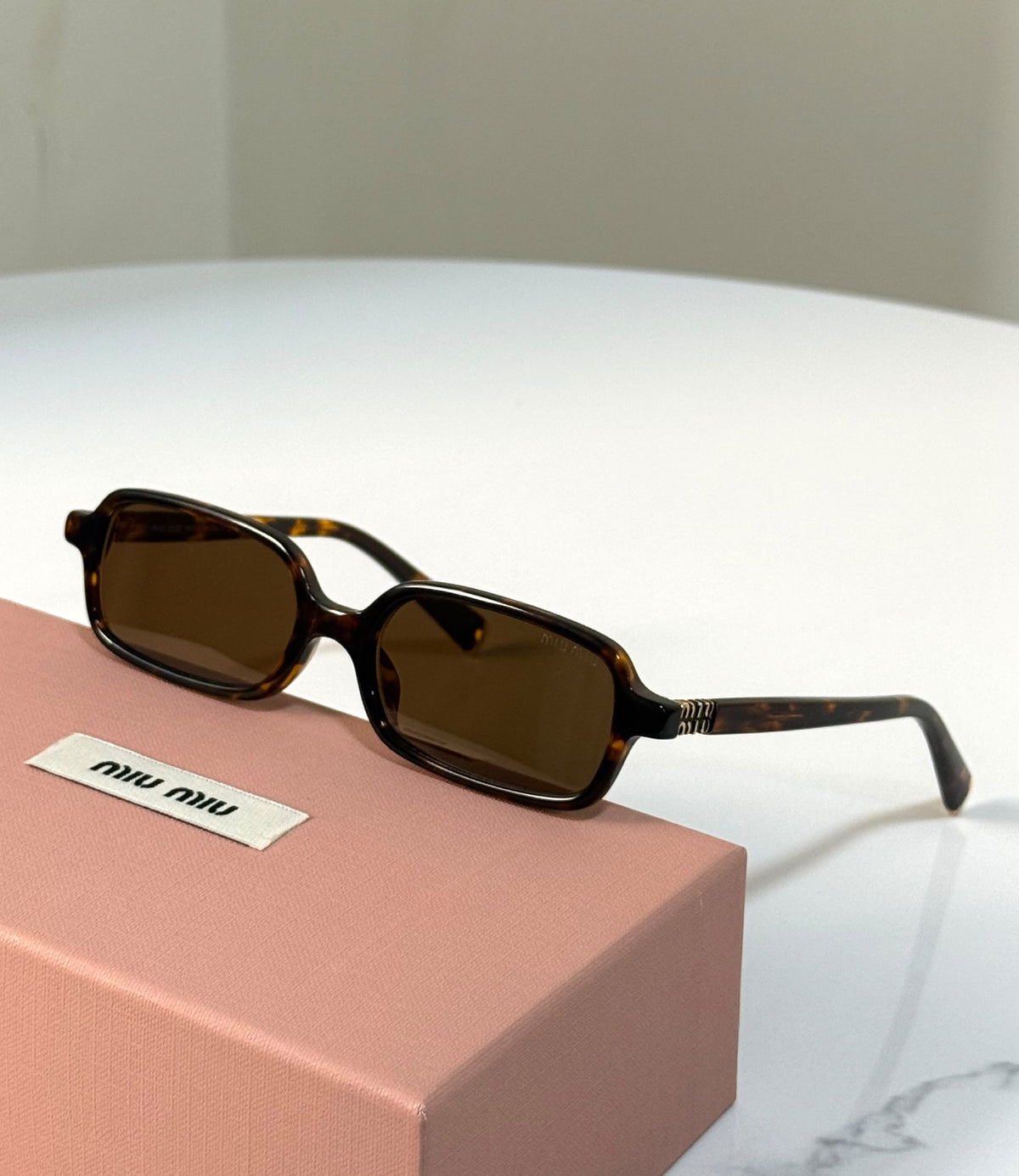 Miu Miu Rectangle Sunglasses - 