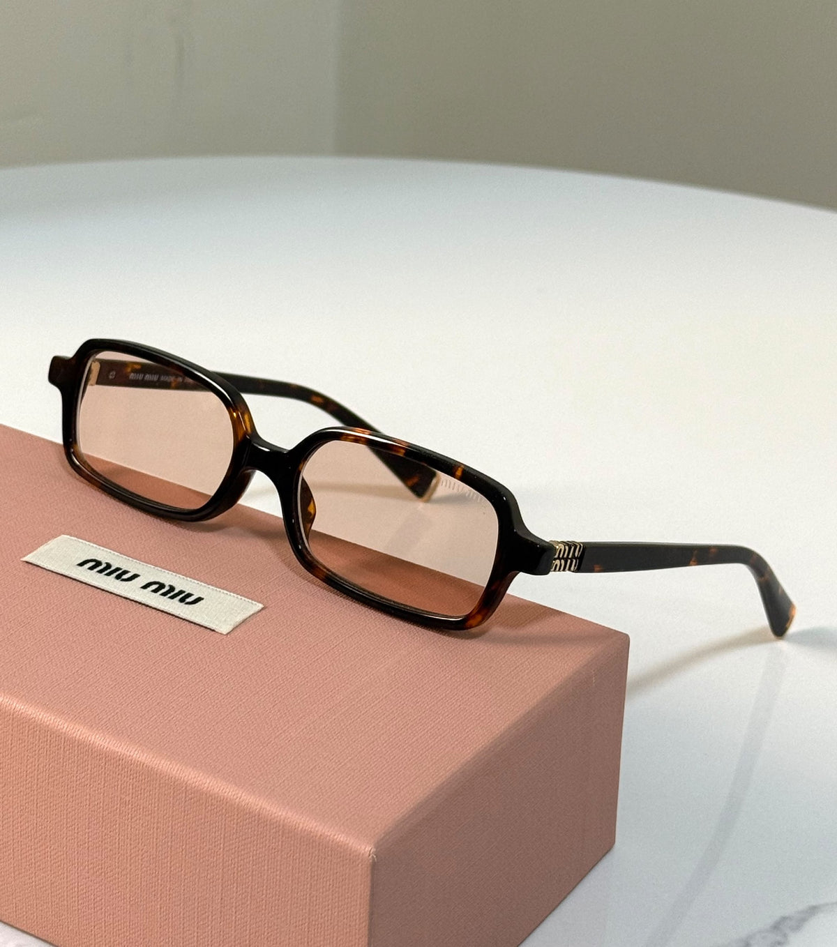 Miu Miu Rectangle Sunglasses - 