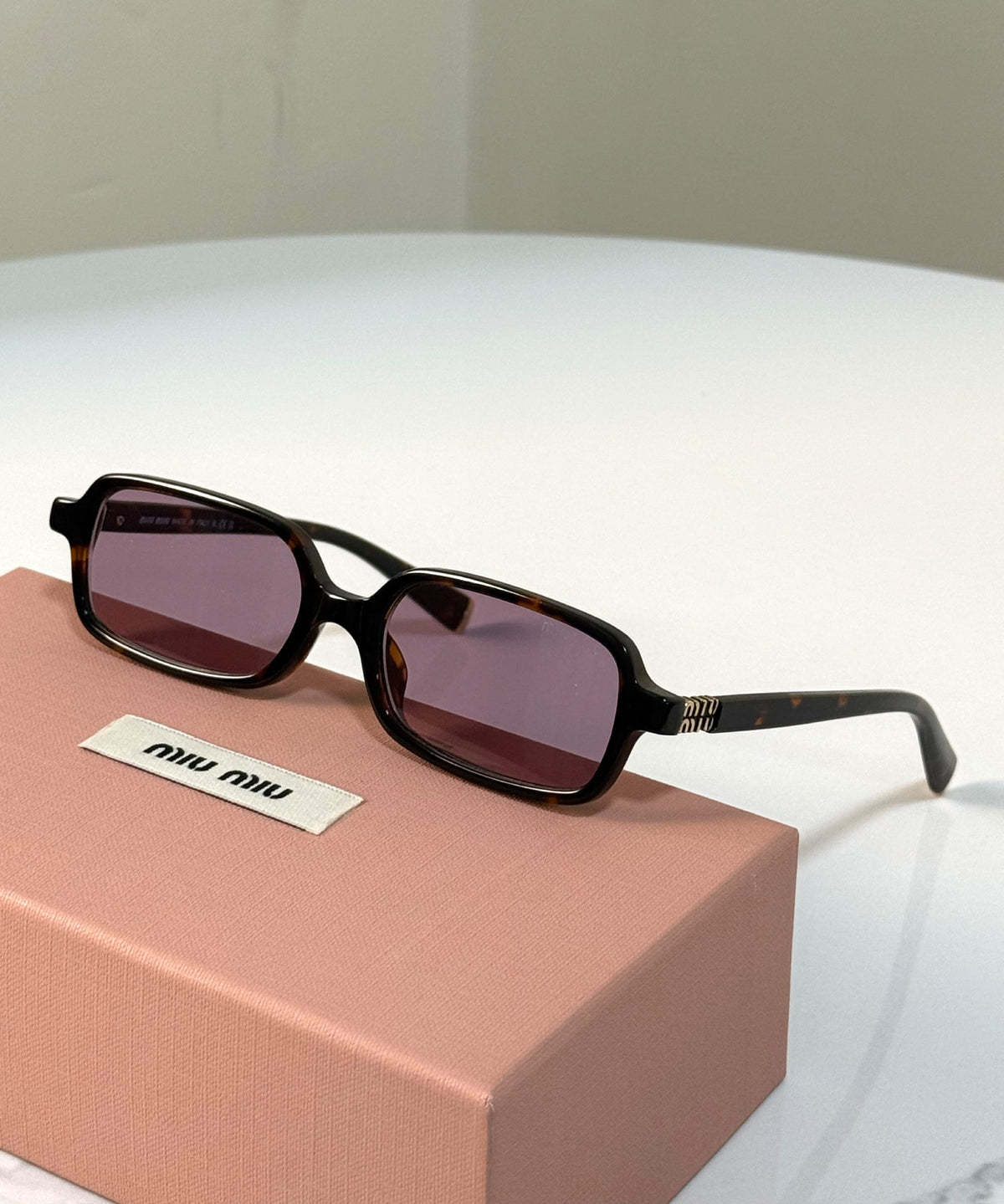 Miu Miu Rectangle Sunglasses - 