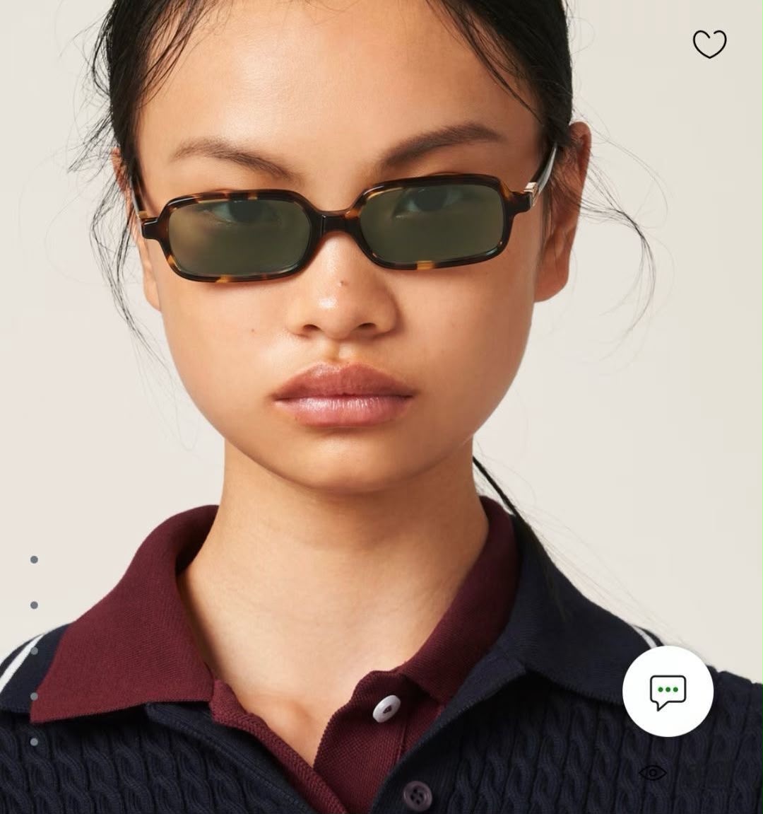 Miu Miu Rectangle Sunglasses - 