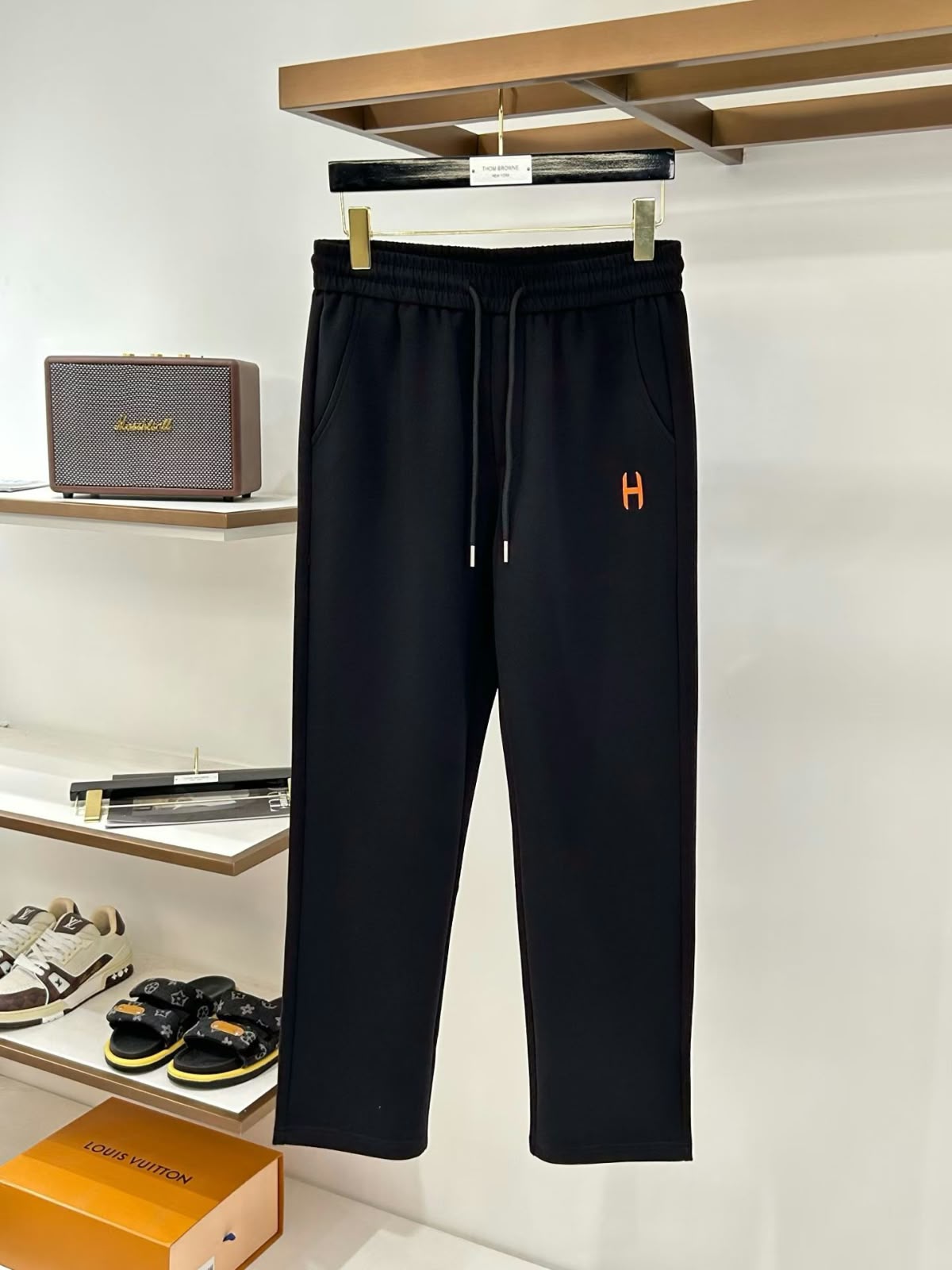 Hermes Zip-Front Tracksuit - Black
