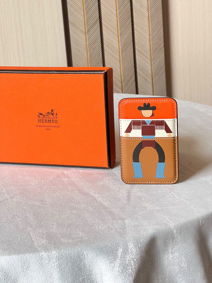 Hermès Card Holder - Beige