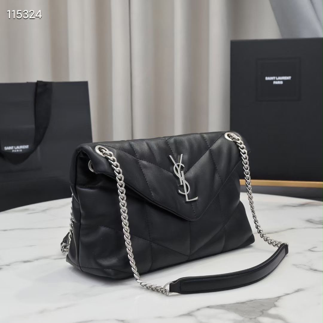YSL Shoulder Bag - Black
