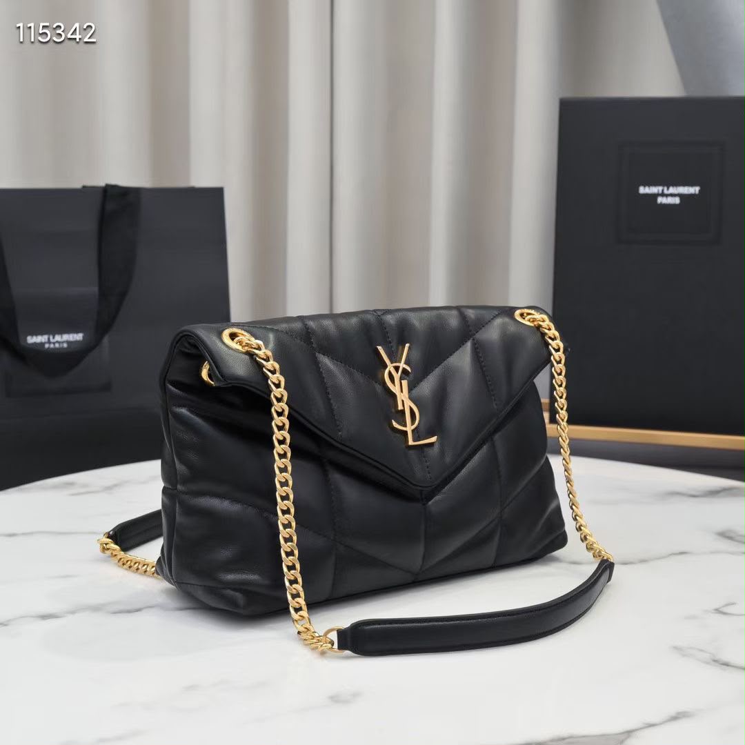 YSL Shoulder Bag - Black