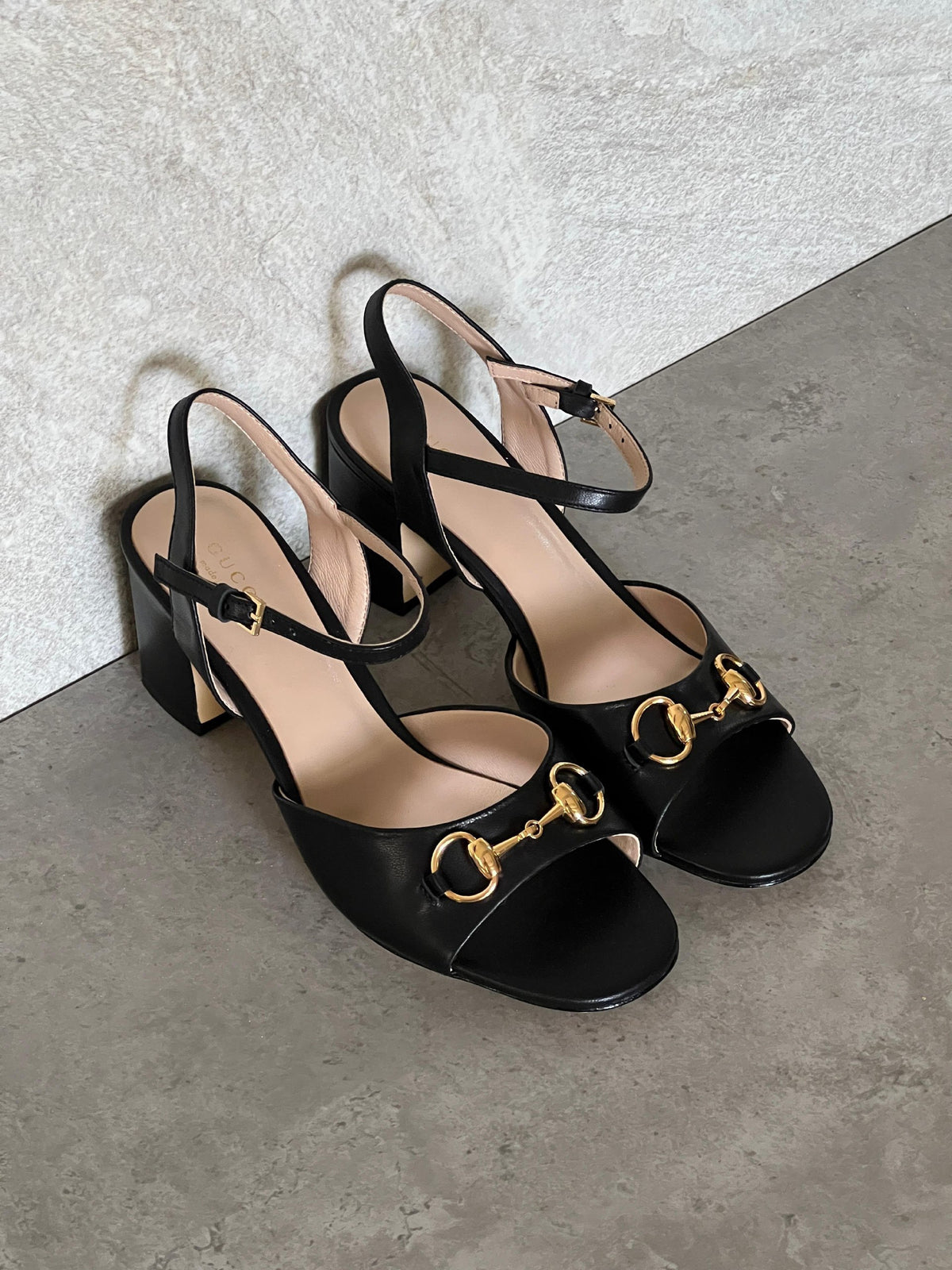 Gucci Horsebit Slingback Heels - Burgundy, White, Black