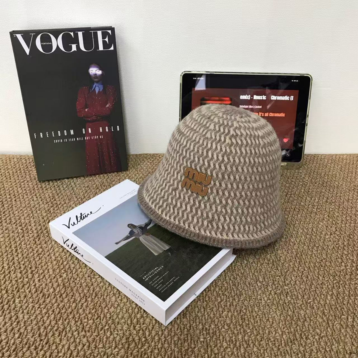 Miu Miu Hat - Beige