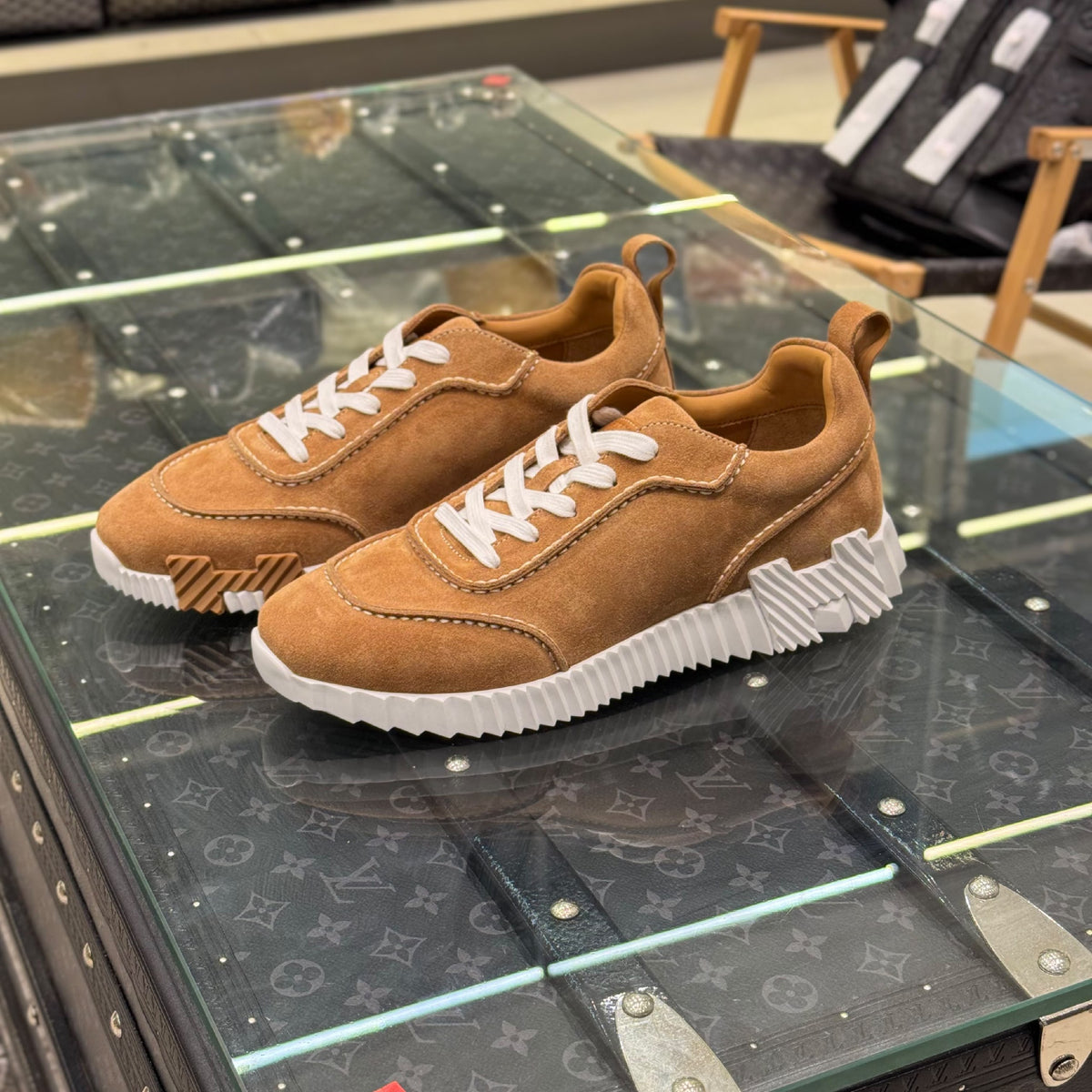 Hermès Sneakers - Brown, Beige, Black, White