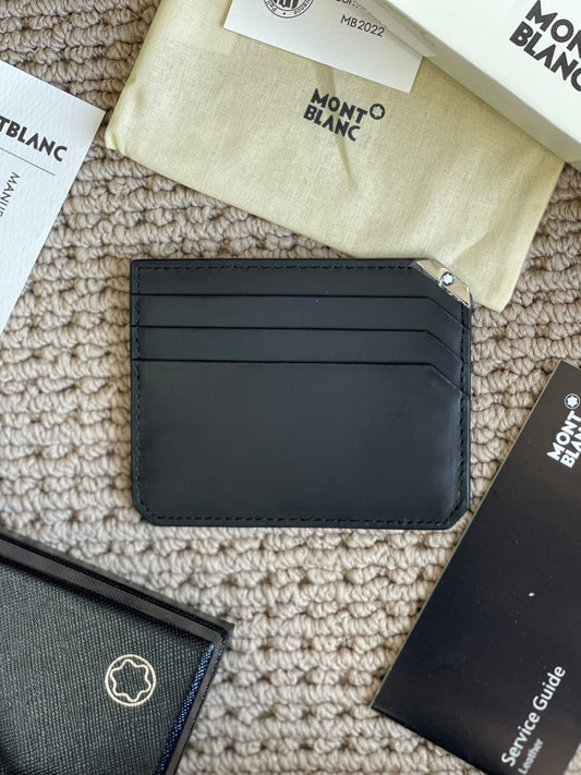 Montblanc Angled-Slot Card Holder - Black