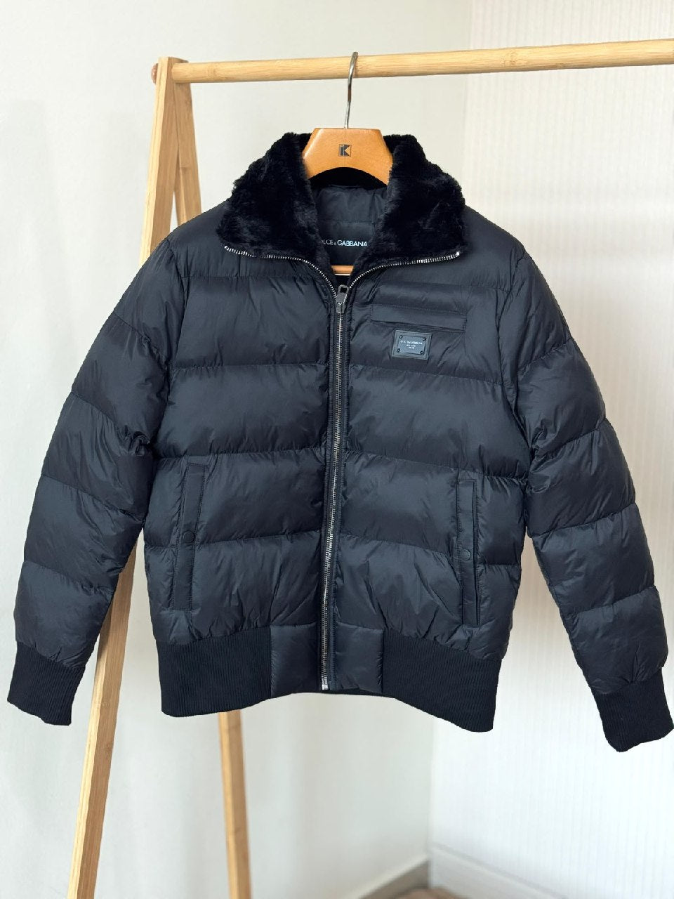Dolce & Gabbana Puffer Jacket - Black