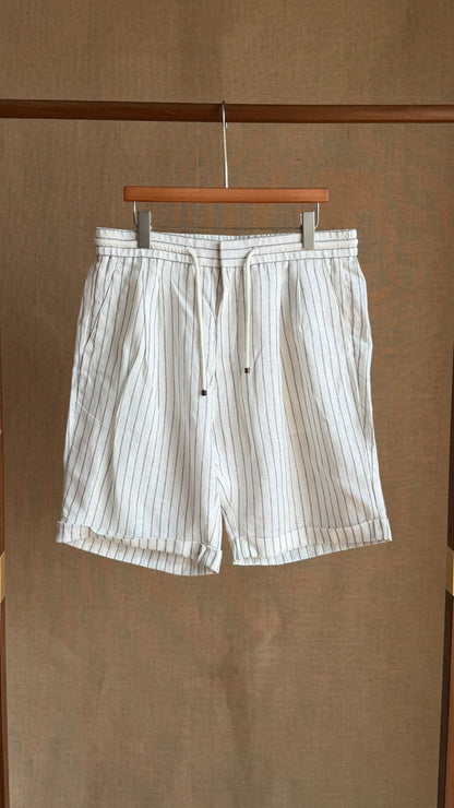 Loro Piana Shorts - Green, White, Brown